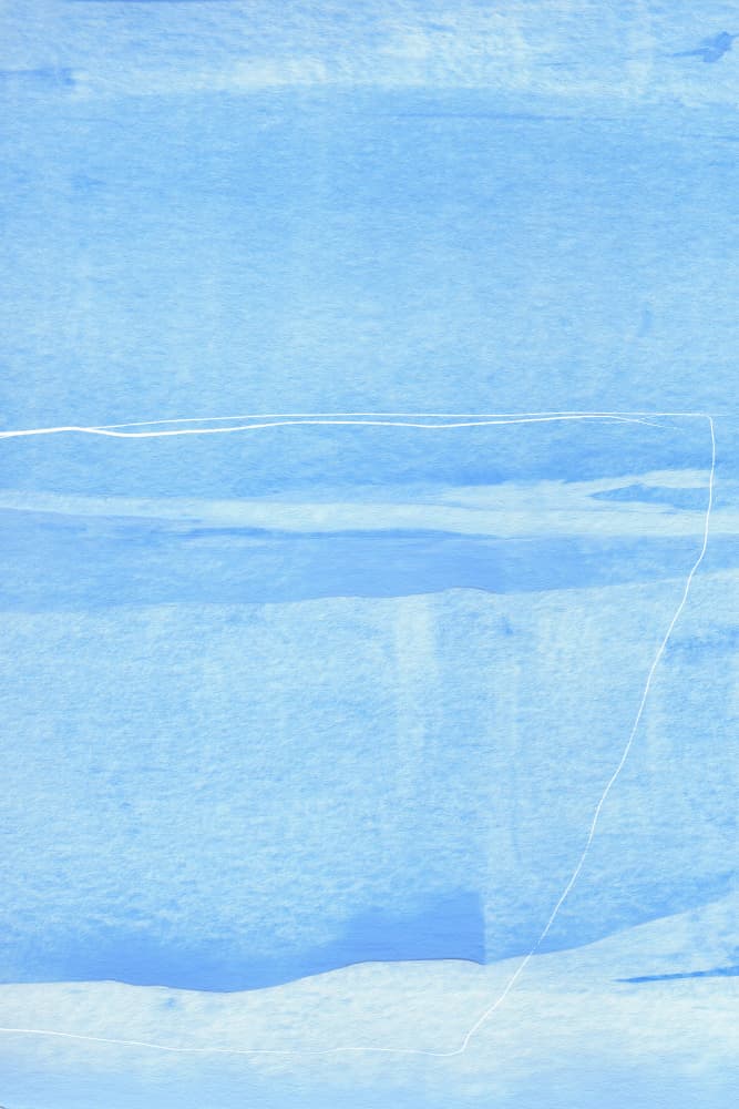 Cool Azure Horizons by uplusmestudio — canvas wall art