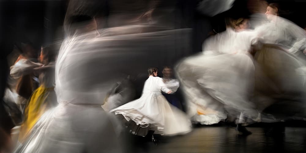 Ethereal Dance Motion by Milan Malovrh — canvas wall art