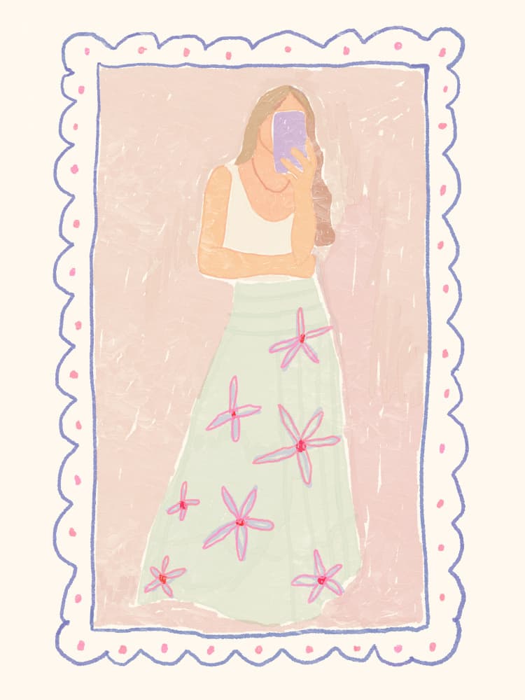 Mirror Moment by Treechild — canvas wall art