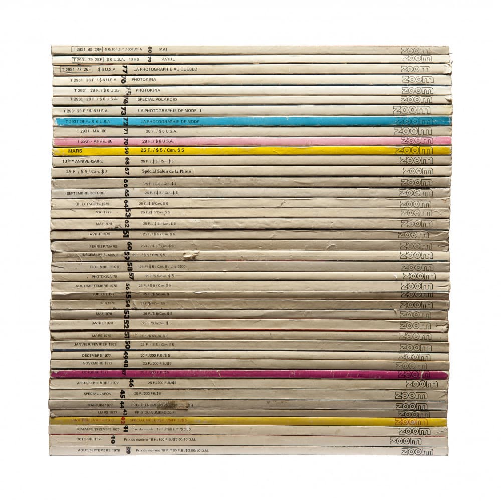 Stacked French Magazines by PASLIER Morgan — canvas wall art