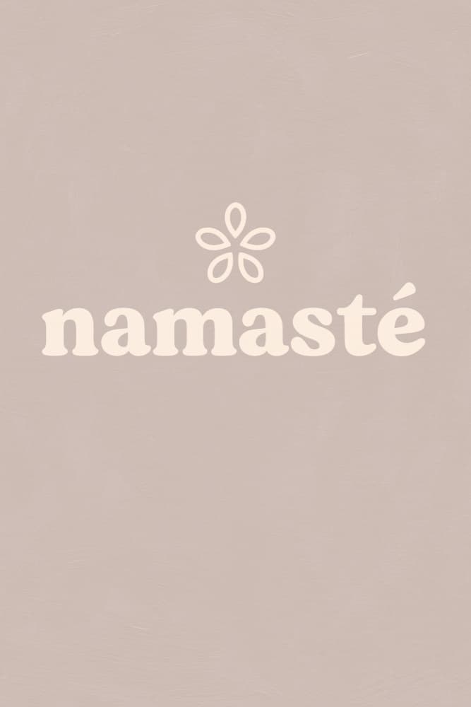 Namaste(creambeige)) by Treechild — canvas wall art