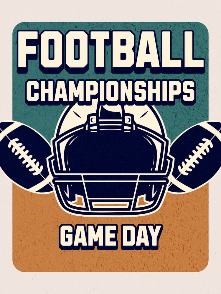 Football Game Day by Pictufy Studio IV — canvas wall art