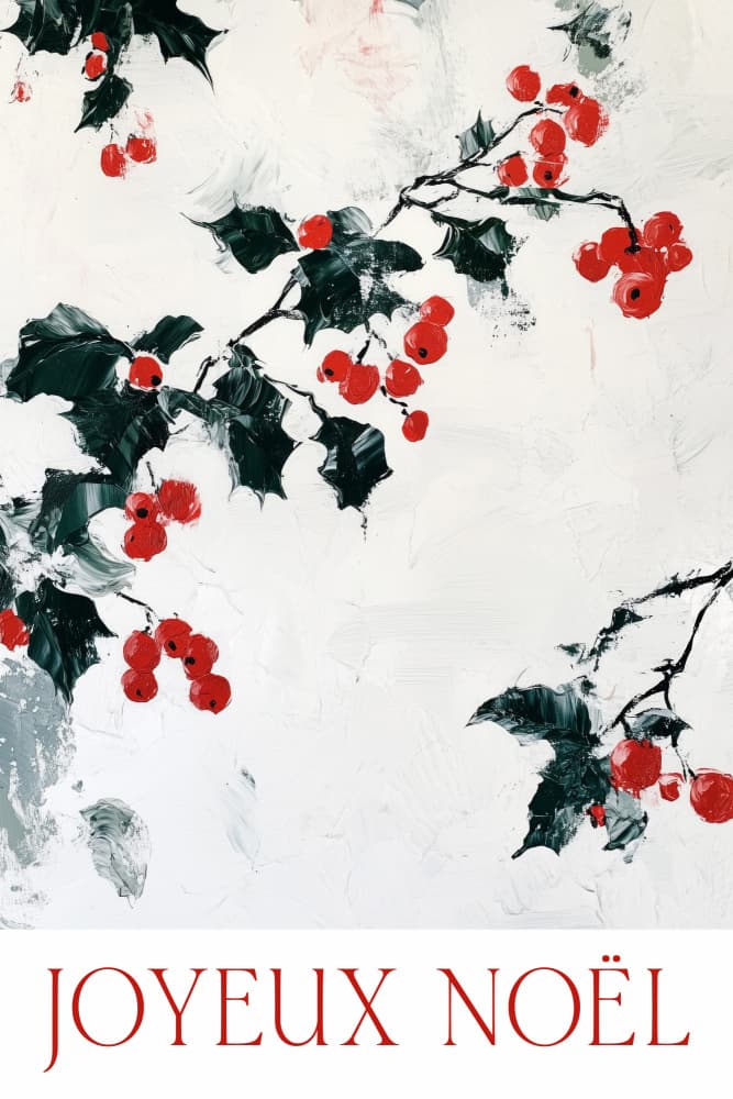 Joyeuxnoelno05 by Treechild — canvas wall art