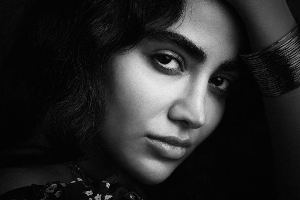 Intense Gaze Woman by Mehdi Mokhtari — canvas wall art