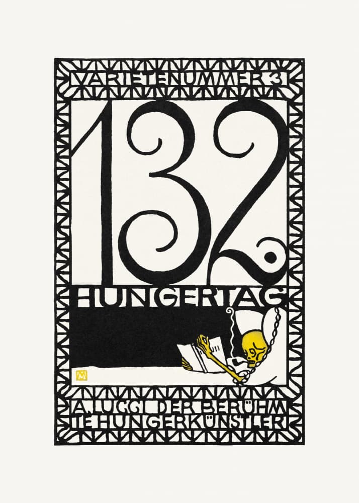132nd Day of Fasting by Moriz Jung — canvas wall art