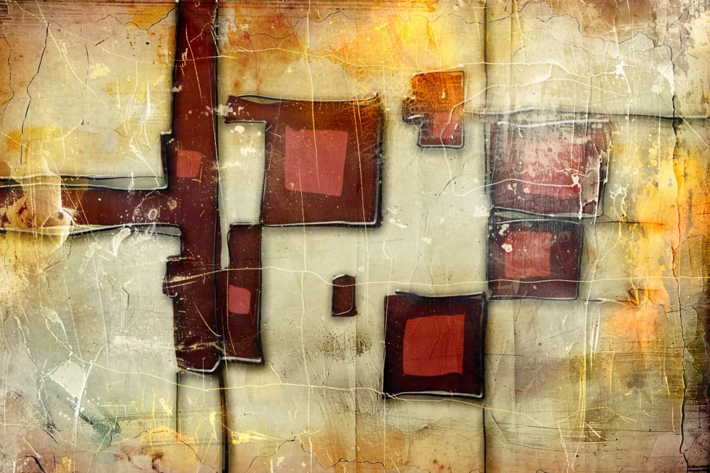 Geomteric Art Vintage 30 by Rafal Kulik — canvas wall art