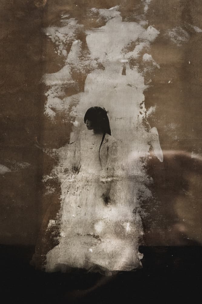Ethereal Woman Portrait by Kurosaki Sangan — canvas wall art