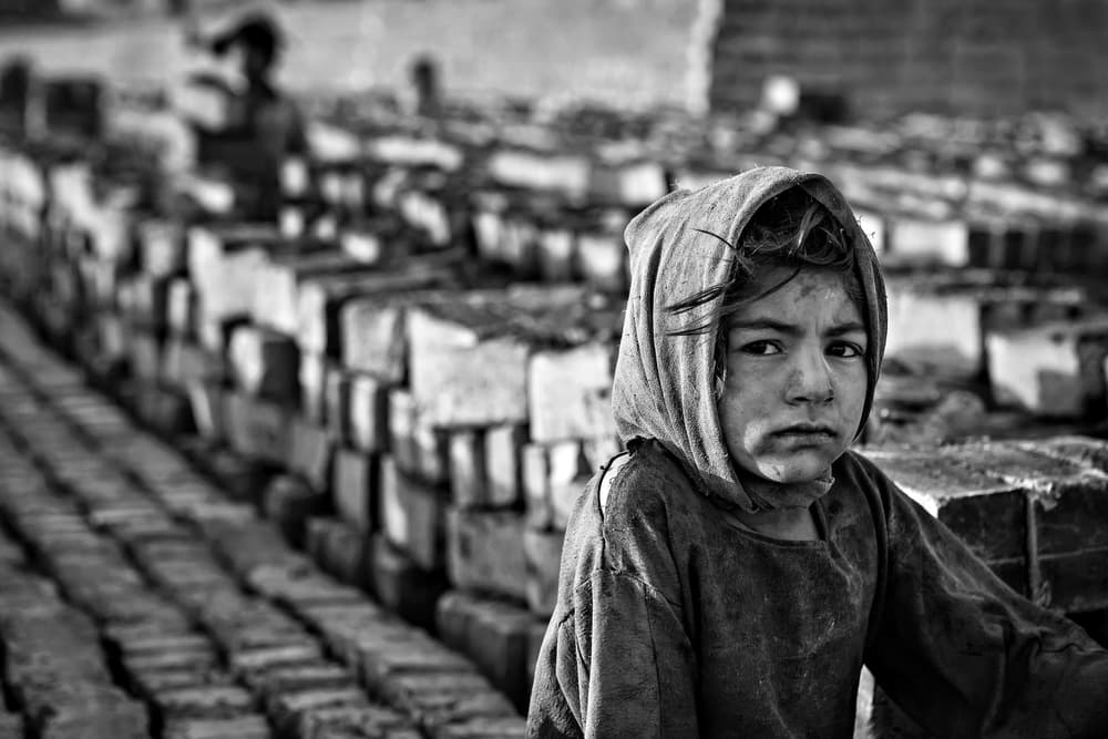 Solemn Young Face by Mohammadreza Momeni — canvas wall art