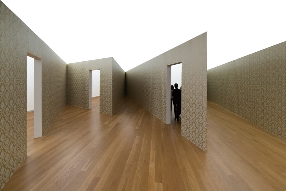 Winding Gallery Passageway by Filipe P Neto — canvas wall art