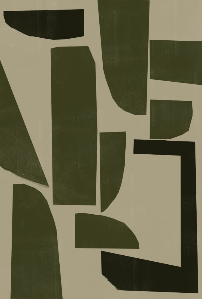 Abstract Shadows by THE MIUUS STUDIO — canvas wall art