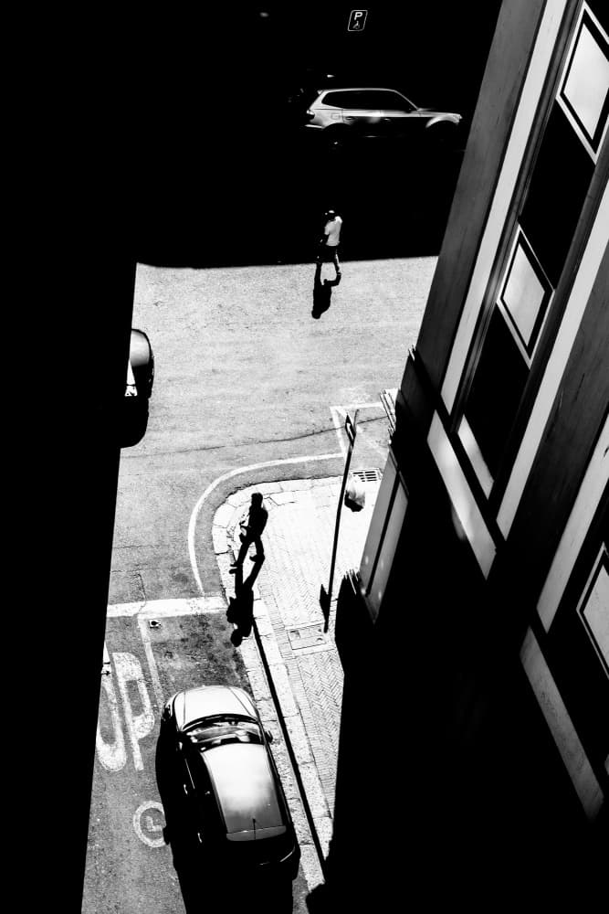 City Street Shadows by Dan Edwards — canvas wall art