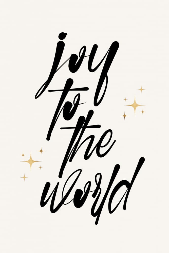 Joy To the World by Kubistika — canvas wall art