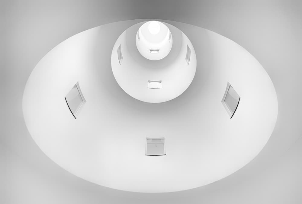 Modern Spiral Interior by Jeroen van de Wiel — canvas wall art