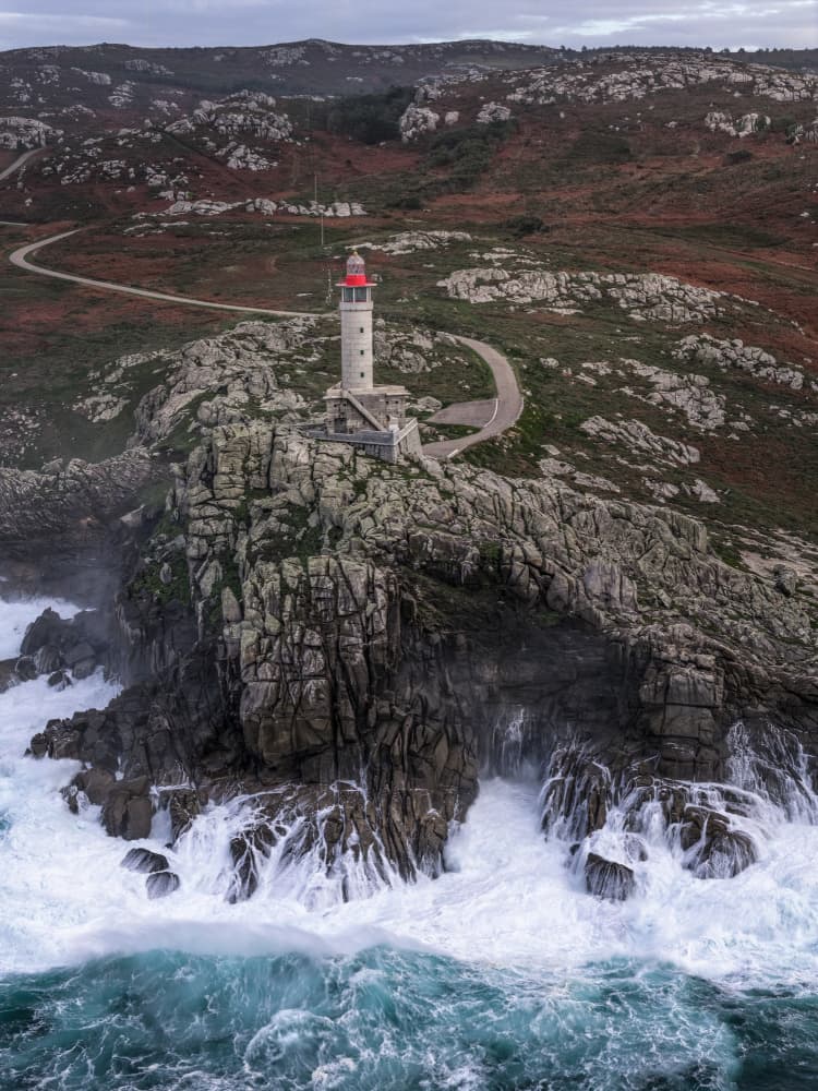 Rugged Coastal Lighthouse by Raimondo Restelli — canvas wall art