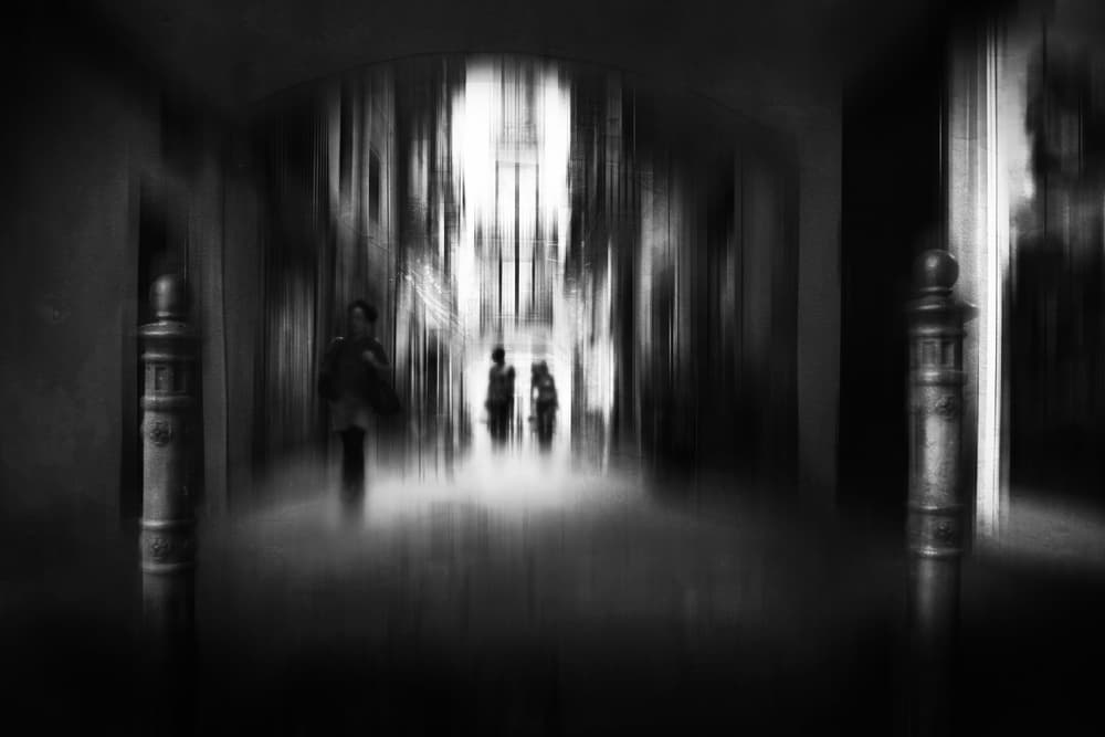 Blurred City Passage by Nicodemo Quaglia — canvas wall art
