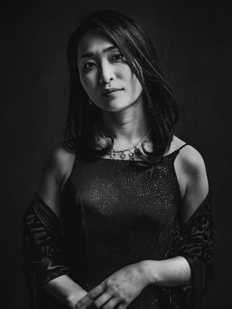 Elegant Asian Portrait by Eiji Yamamoto — canvas wall art
