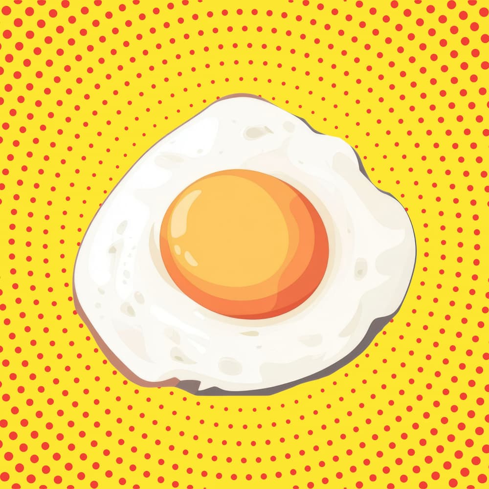 Sunny Side Pop Art by Marja van den Hurk — canvas wall art