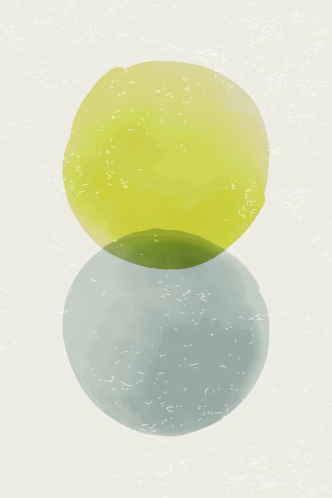 Abstract Circle Balance by jay stanley — canvas wall art