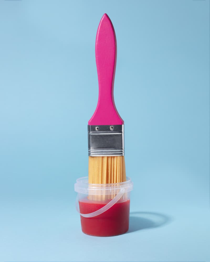 Paintbrush by Julia Ramiro — canvas wall art