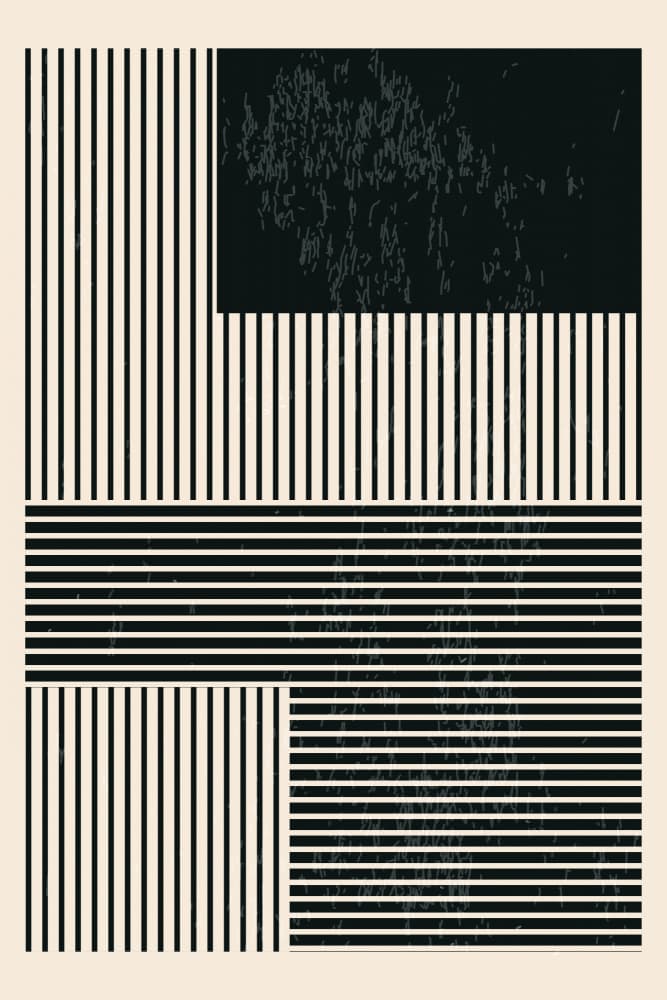 Modern Geometric Lines by jay stanley — canvas wall art