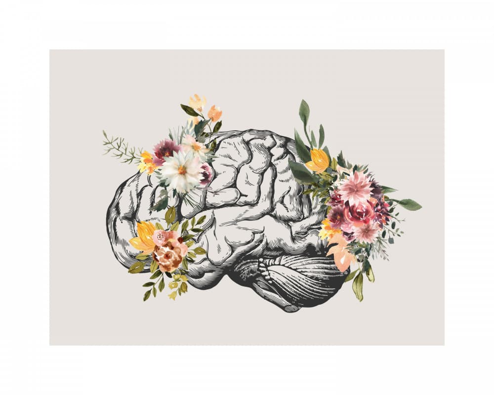 Blooming Mind by KsanaKalpa — canvas wall art