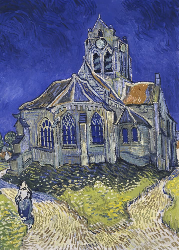 Vincent Van Gogh's the Church At Auvers (1890) by Vincent Van Gogh — canvas wall art