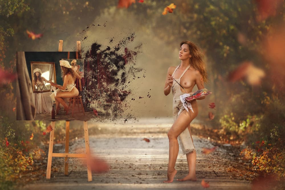 Autumn Artist's Vision by Evgeny Loza — canvas wall art