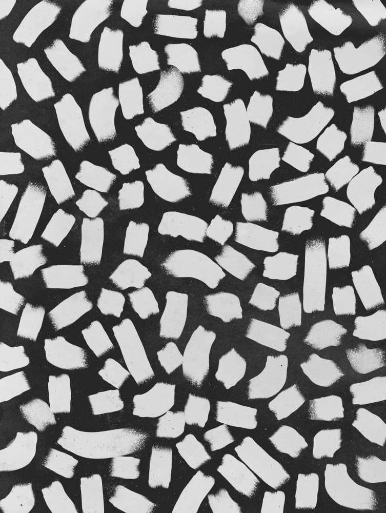 Monochrome Strokes by Treechild — canvas wall art