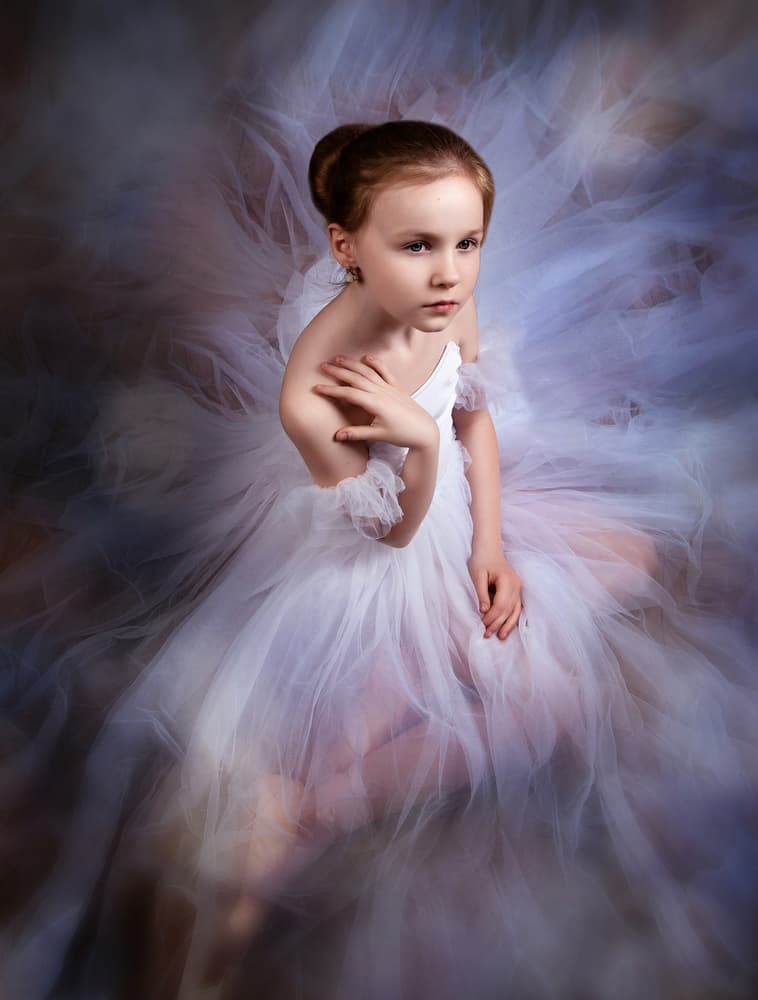 Dreamy Child Ballerina by Alina Lankina — canvas wall art