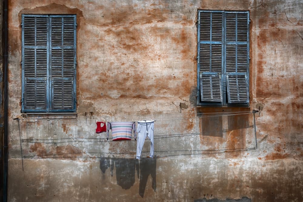 Rustic Wall Laundry Day by Paolo Bolla — canvas wall art
