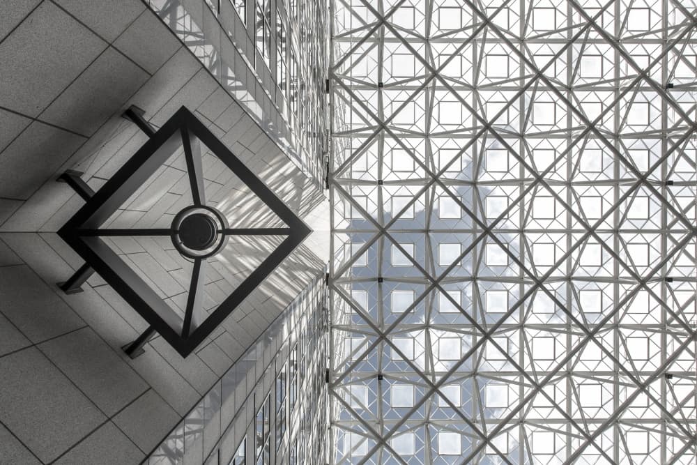 symmetric sky by Michel Guyot — canvas wall art