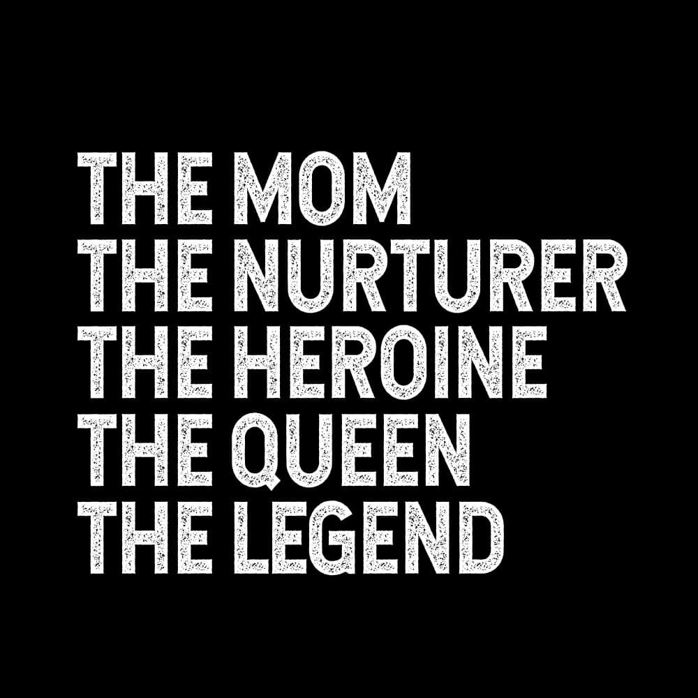 Mom Nurturer Queen Legend by Happie Eagle — canvas wall art
