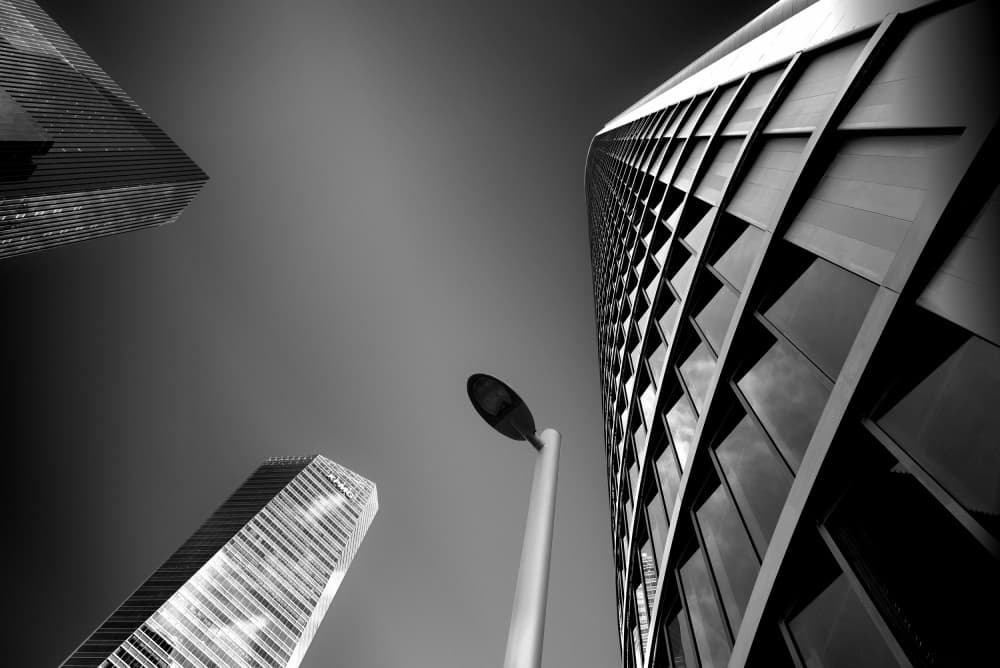 Upward Urban View by Jorge Pimenta — canvas wall art