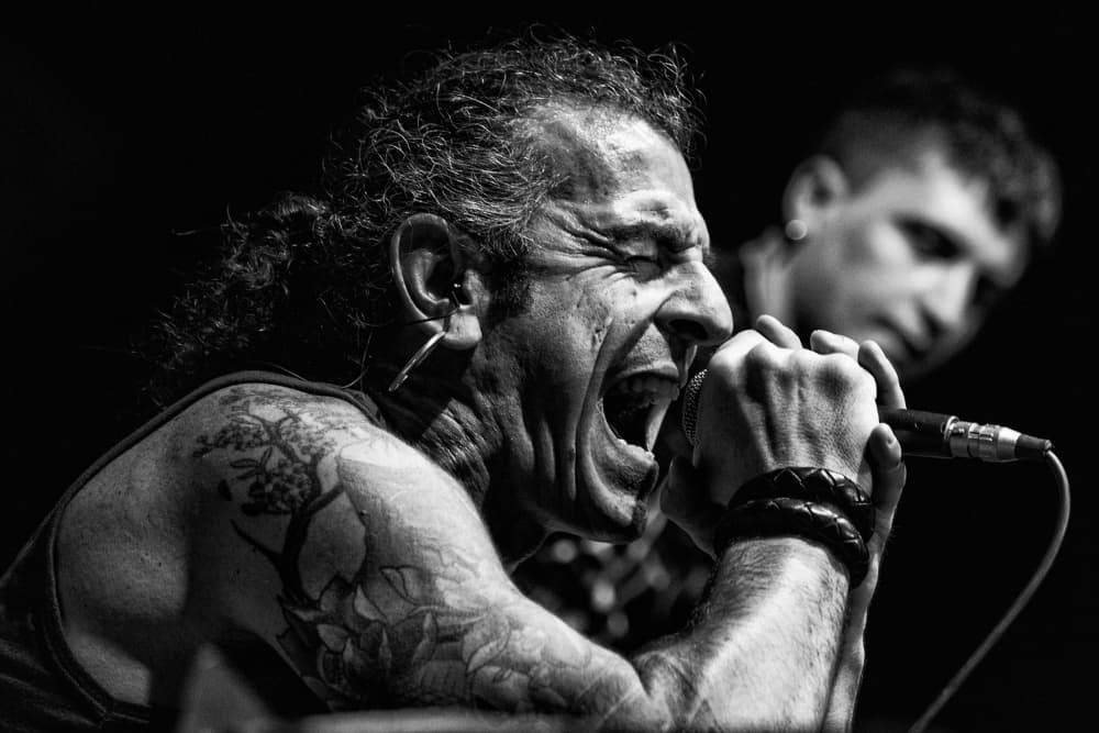 Intense Singer Performance by Kike Balenzategui — canvas wall art