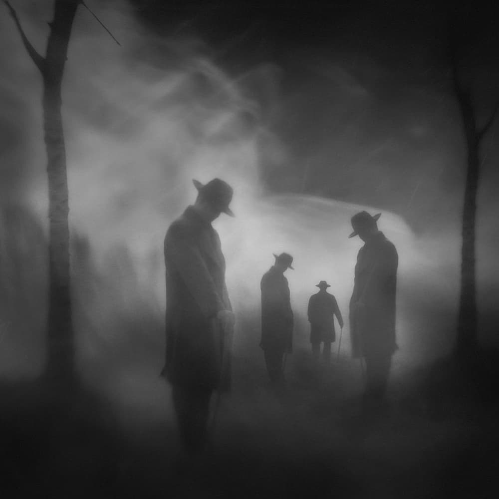 Mysterious Men In Fog by Jay Satriani — canvas wall art