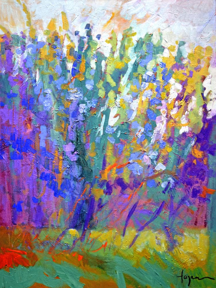 Vibrant Blossoms by Dorothy Fagan — canvas wall art
