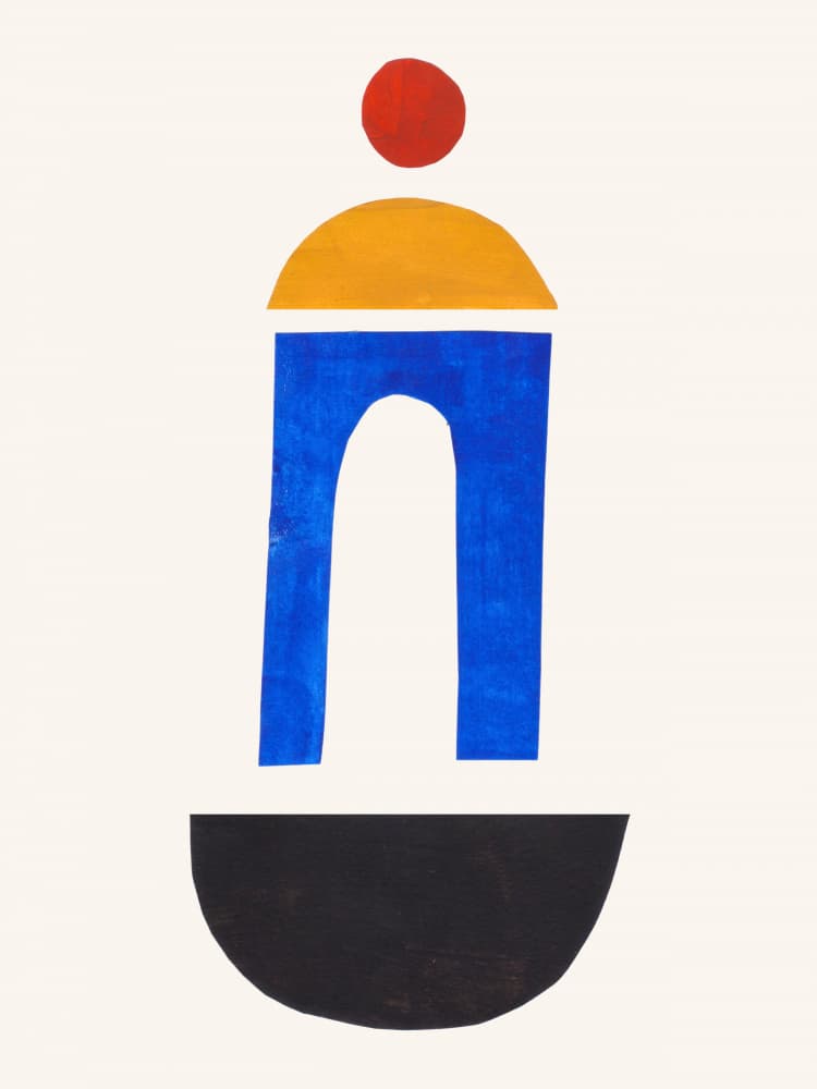 Modern Abstract Arch by Ejaaz Haniff — canvas wall art