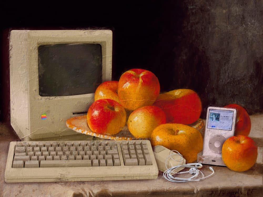 Think In Apples by Dikhotomy — canvas wall art