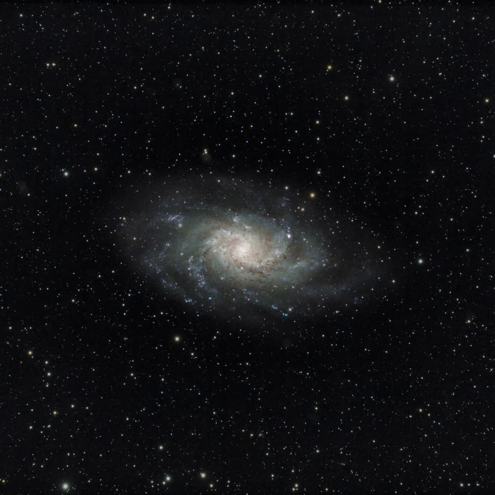 Sparkling Spiral Galaxy by Jianshu — canvas wall art