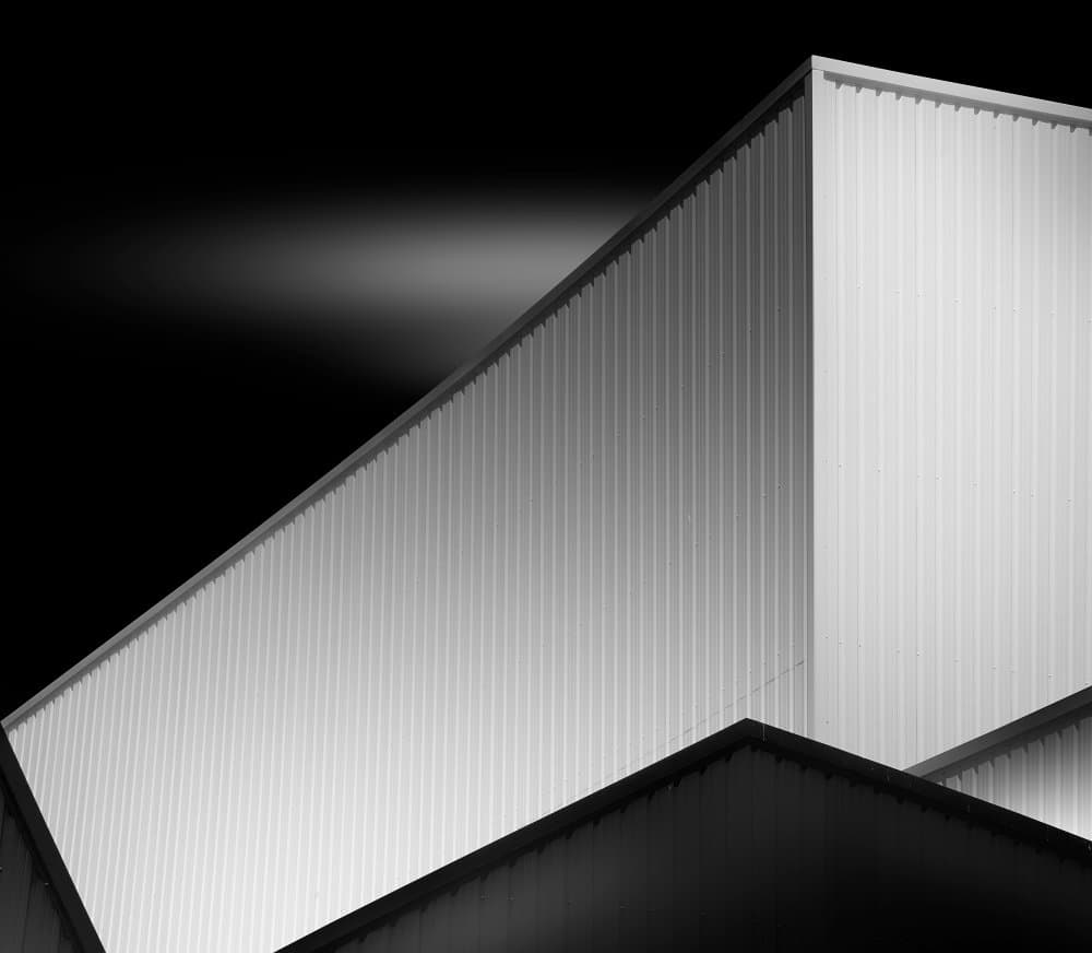 Modern Industrial Geometry by Helena GARCIA HUERTAS — canvas wall art