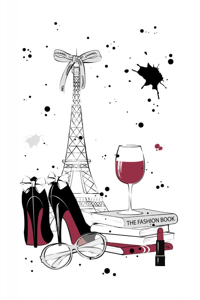 Paris Fashion Lifestyle by Martina — canvas wall art