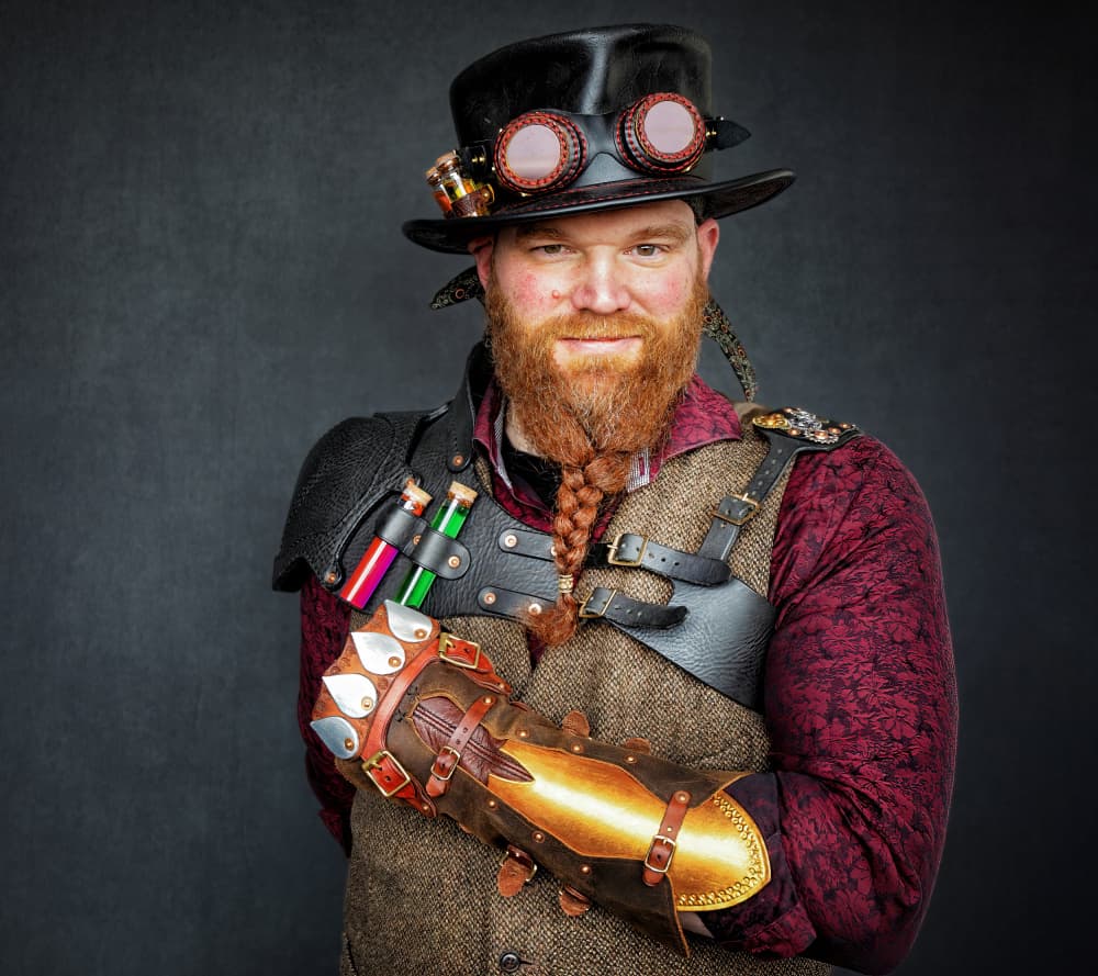 Steampunk Gentleman by Daniel Springgay — canvas wall art