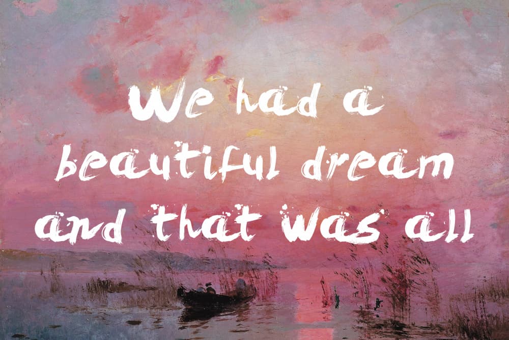 Serene Lake Dream Sunset by Talitha McQueen — canvas wall art