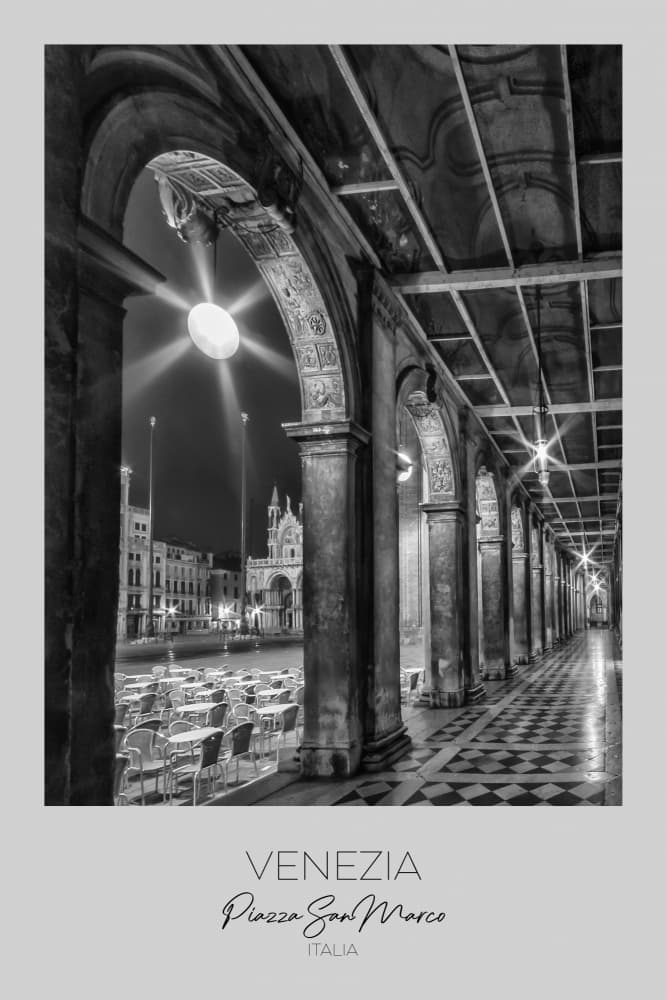 Piazza San Marco Evening by Melanie Viola — canvas wall art