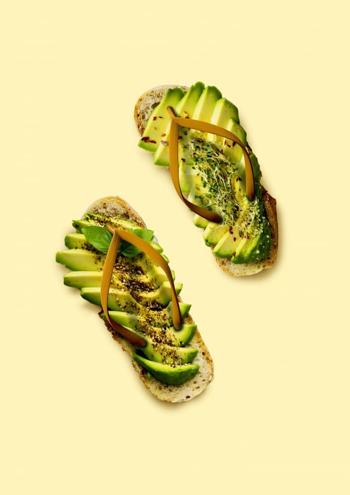 Avocado Flip-Flop Toast