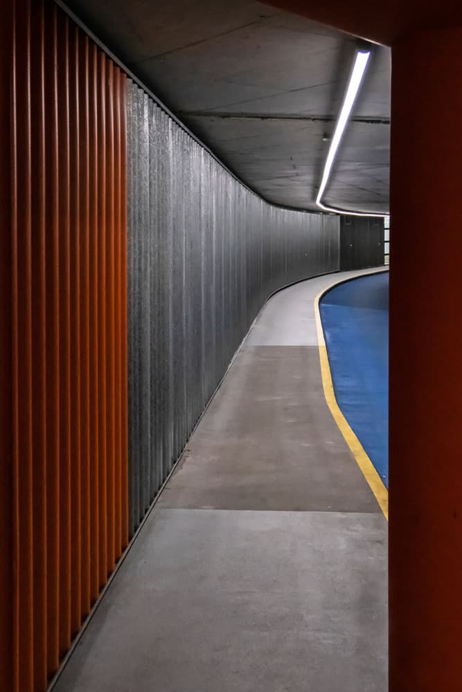 Modern Curved Passage by Lus Joosten — canvas wall art
