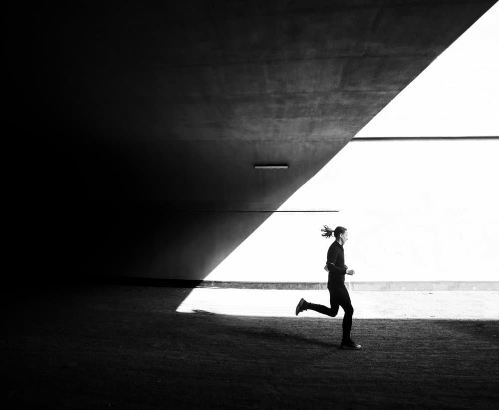 Running Into Light by Anna Niemiec — canvas wall art