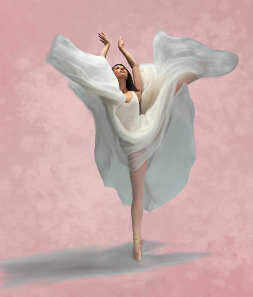 Etherial Dancer by Barbara A. Fletcher — canvas wall art