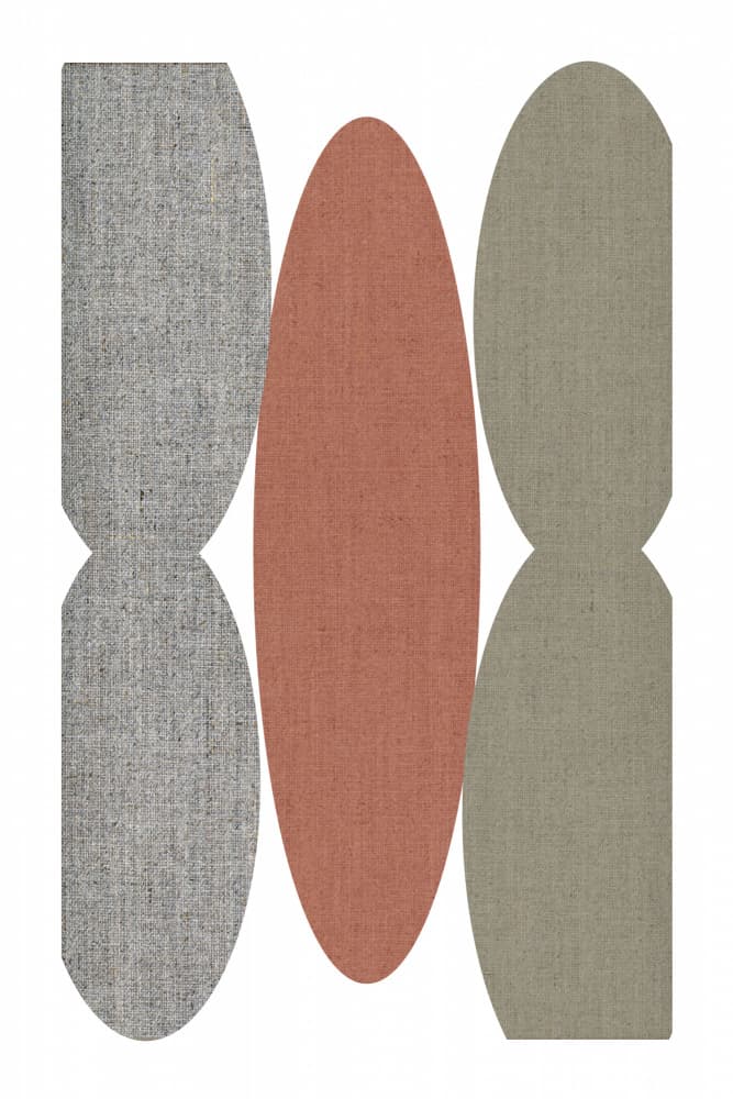 Earthy Abstract Shapes by cartissi — canvas wall art