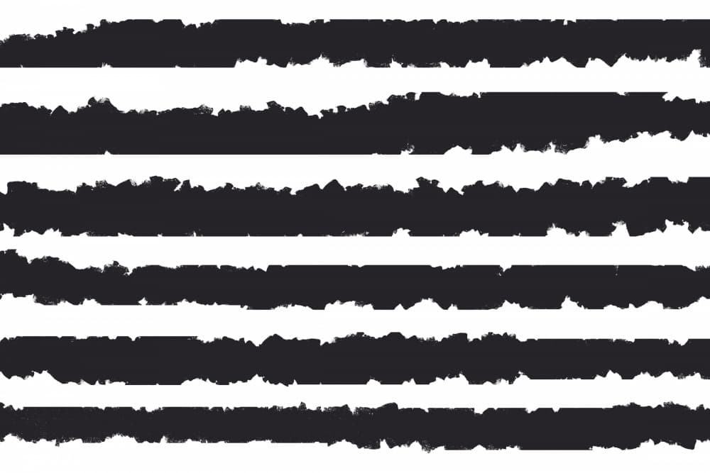 Black Lines On A White Background by uplusmestudio — canvas wall art